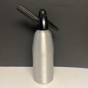 Mosa Soda Siphon Bottle Mid Century Seltzer Bottle Silver Tested